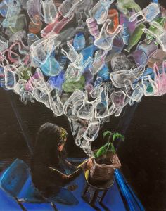 Poured Pigments of Emotions