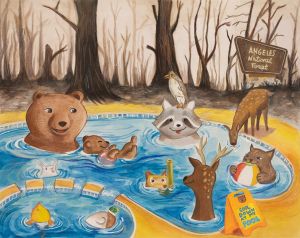 Wildlife Pool Party